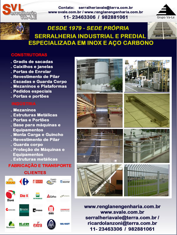 serralheria industrial e predial